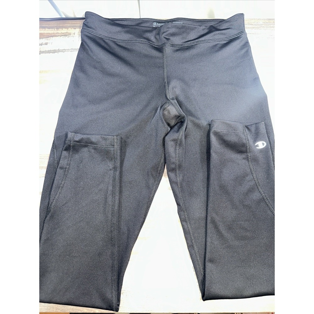 Champion Power Trainer Woman's Leggings Size Medium Black Athletic Wear